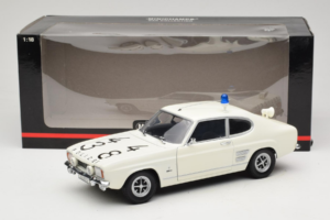 Ford Capri Autobahnpolizei Dusseldorf Minichamps 1:18 150089090 Metall – Bild 8 von 8