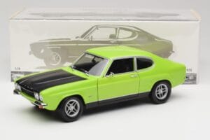 Ford Capri Mk1 RS 2600 Grün & Schwarz Minichamps 1:18 150089075 Metall – Bild 8 von 8