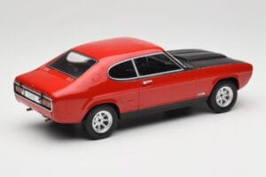Ford Capri Mk1 RS 2600 Rot mit Schwarzer Haube MCG 1:18 MCG18538 Metall – Bild 2 von 6