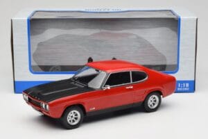 Ford Capri Mk1 RS 2600 Rot mit Schwarzer Haube MCG 1:18 MCG18538 Metall – Bild 6 von 6