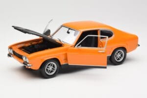 Ford Capri Mk1 RS 2600 Signal Orange Schwarz Minichamps 1:18 150089077 Metall – Bild 2 von 8