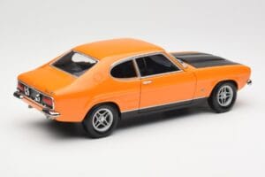 Ford Capri Mk1 RS 2600 Signal Orange Schwarz Minichamps 1:18 150089077 Metall – Bild 3 von 8
