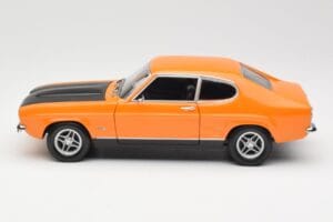 Ford Capri Mk1 RS 2600 Signal Orange Schwarz Minichamps 1:18 150089077 Metall – Bild 4 von 8