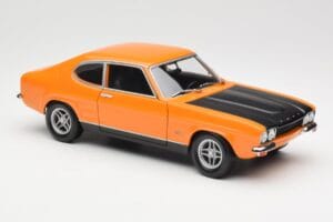 Ford Capri Mk1 RS 2600 Signal Orange Schwarz Minichamps 1:18 150089077 Metall – Bild 6 von 8