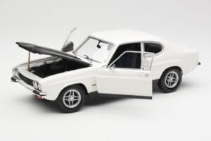 Ford Capri Mk1 RS 2600 Weiss Schwarz Minichamps 1:18 150089078 Metall – Bild 2 von 8