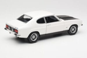 Ford Capri Mk1 RS 2600 Weiss Schwarz Minichamps 1:18 150089078 Metall – Bild 3 von 8