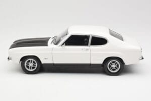 Ford Capri Mk1 RS 2600 Weiss Schwarz Minichamps 1:18 150089078 Metall – Bild 4 von 8