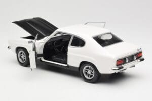 Ford Capri Mk1 RS 2600 Weiss Schwarz Minichamps 1:18 150089078 Metall – Bild 5 von 8