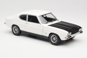 Ford Capri Mk1 RS 2600 Weiss Schwarz Minichamps 1:18 150089078 Metall – Bild 6 von 8