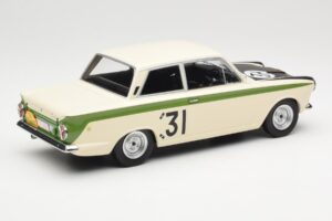 Ford Cortina Lotus #31 J. Ickx / G. Staepelaere Marathon de la Route 1966 MCG 1:18 MCG18436R Metall – Bild 2 von 6