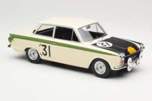 Ford Cortina Lotus #31 J. Ickx / G. Staepelaere Marathon de la Route 1966 MCG 1:18 MCG18436R Metall – Bild 4 von 6