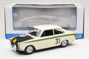 Ford Cortina Lotus #31 J. Ickx / G. Staepelaere Marathon de la Route 1966 MCG 1:18 MCG18436R Metall – Bild 6 von 6