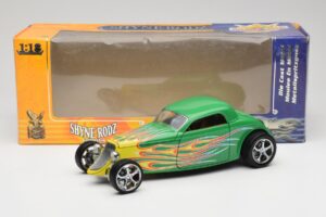 Ford Coupe Grün mit Feuer Road Signature 1:18 30109 Metall – Bild 8 von 8