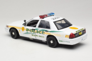 Ford Crown Victoria Police Interceptor CSI Miami GreenLight 1:18 13514 Metall – Bild 5 von 6