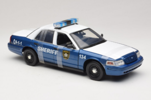 Ford Crown Victoria Police Interceptor The Walking Dead Greenlight 1:18 12957 Metall – Bild 4 von 6