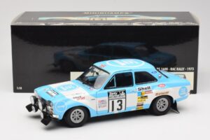 Ford Escort RS1600 #13 T. Makinen RAC Rally Winner 1973 Minichamps 1:18 100738113 Metall – Bild 8 von 8