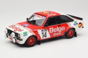 Ford Escort Mk2 RS 1800 #14 Droogmans / Joosten Belga 3rd Place Lotto Haspengouw Rally 1983 Minichamps 1:18 155838714 Metall