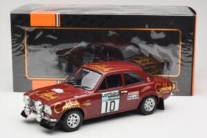 Ford Escort RS 1600 Mk1 #10 H. Mikkola / J. Davenport RAC Rally 1974 IXO 1:18 18RMC047C Metall – Bild 6 von 6