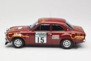 Ford Escort RS 1600 Mk1 #15 M. Alen / I. Kivimäki RAC Rally 1974 IXO 1:18 18RMC047B Metall – Bild 3 von 6