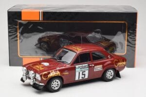 Ford Escort RS 1600 Mk1 #15 M. Alen / I. Kivimäki RAC Rally 1974 IXO 1:18 18RMC047B Metall – Bild 6 von 6