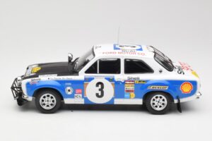 Ford Escort RS 1600 Mk1 #3 V. Preston Jr. / B. Smith Safari Rally 1973 IXO 1:18 18RMC075B Metall – Bild 3 von 6