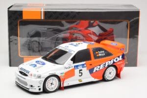 Ford Escort WRC #5 C. Sainz / L. Moya Winner Acropolis Rally 1997 IXO 1:18 18RMC172A Metall – Bild 6 von 6