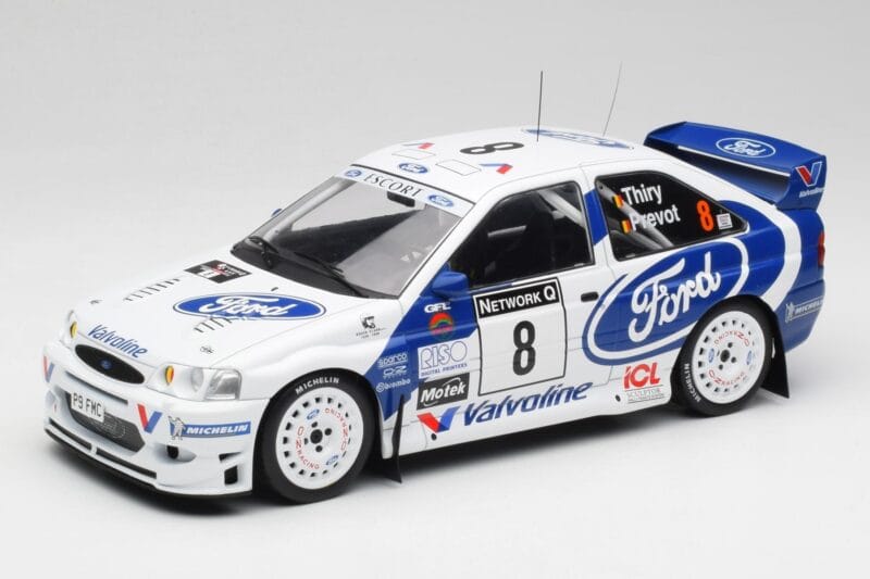 Ford Escort WRC #8 B. Thiry / S. Prevot RAC Rally 1998 IXO 1:18 18RMC170B Metall