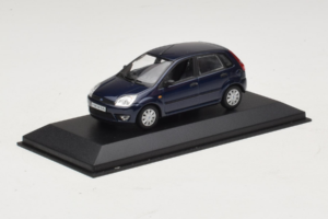Ford Fiesta Mk5 4-Door Dunkelblau Minichamps 1:43 FIESTA001 Metall – Bild 2 von 4