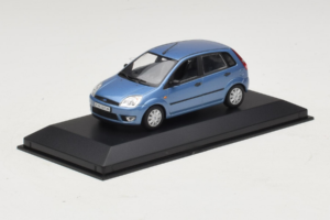 Ford Fiesta Mk5 4-Door Hellblau Minichamps 1:43 FIESTA002 Metall – Bild 2 von 4