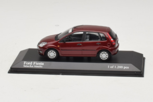 Ford Fiesta Mk5 Rot Metallic Minichamps 1:43 400081101 Metall