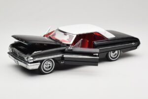 Ford Galaxie 500 Schwarz Sun Star 1:18 1442 Metall – Bild 2 von 8