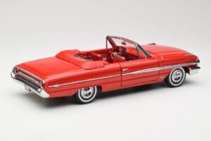 Ford Galaxie 500 Cabriolet Rot Sun Star 1:18 1420 Metall – Bild 3 von 8