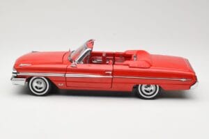 Ford Galaxie 500 Cabriolet Rot Sun Star 1:18 1420 Metall – Bild 4 von 8