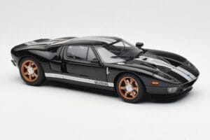 Ford GT Schwarz Mit Weissen Streifen AUTOart 1:18 73023 Metall – Bild 6 von 8