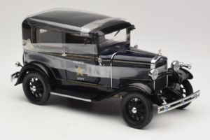 Ford Model A Tudor Police Car Motor City 1:18 43008 Metall – Bild 4 von 6