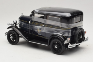 Ford Model A Tudor Police Car Motor City 1:18 43008 Metall – Bild 5 von 6