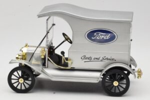 Ford Model T Delivery Truck Silber Eagle Collectibles 1:18 430600 Metall – Bild 3 von 6
