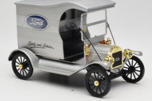 Ford Model T Delivery Truck Silber Eagle Collectibles 1:18 430600 Metall – Bild 4 von 6