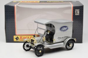 Ford Model T Delivery Truck Silber Eagle Collectibles 1:18 430600 Metall – Bild 6 von 6