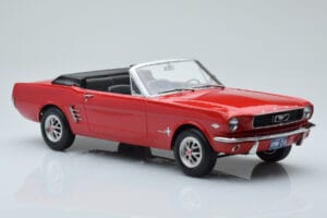 Ford Mustang Cabriolet Rot Norev 1:18 182810 Metall – Bild 4 von 6
