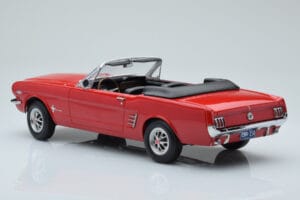 Ford Mustang Cabriolet Rot Norev 1:18 182810 Metall – Bild 5 von 6