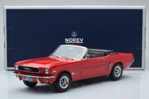 Ford Mustang Cabriolet Rot Norev 1:18 182810 Metall – Bild 6 von 6