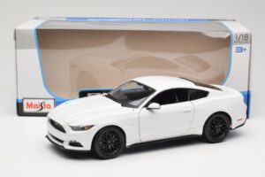 Ford Mustang GT S550 Weiss Maisto 1:18 31197 Metall – Bild 8 von 8