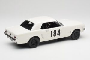 Ford Mustang Hardtop #184 B. Neyret / J. Terramorsi Rally Monte Carlo 1965 Norev 1:18 182801 Metall – Bild 2 von 6