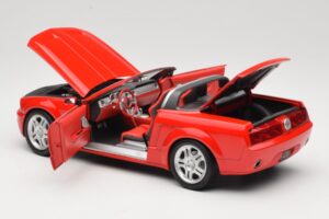 Ford Mustang S197 GT Cabriolet Rot Beanstalk Group 1:18 FOR10016R Metall – Bild 5 von 8