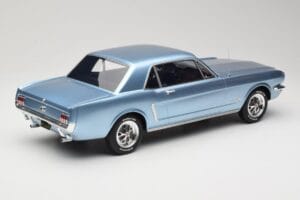 Ford Mustang V8 Hardtop Pony GT Silver Blue GT Spirit 1:12 G089 Resin – Bild 2 von 6