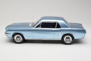 Ford Mustang V8 Hardtop Pony GT Silver Blue GT Spirit 1:12 G089 Resin – Bild 3 von 6
