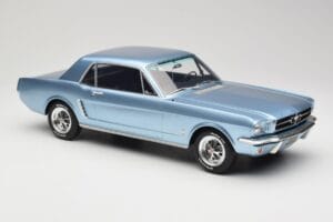 Ford Mustang V8 Hardtop Pony GT Silver Blue GT Spirit 1:12 G089 Resin – Bild 4 von 6