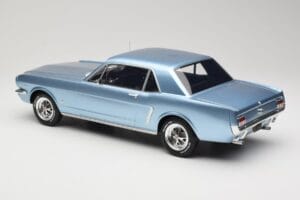 Ford Mustang V8 Hardtop Pony GT Silver Blue GT Spirit 1:12 G089 Resin – Bild 5 von 6