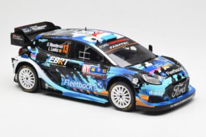 Ford Puma Rally1 #13 G. Munster / L. Louka Rally Central Europe 2023 IXO 1:18 18RMC188 Metall – Bild 4 von 6